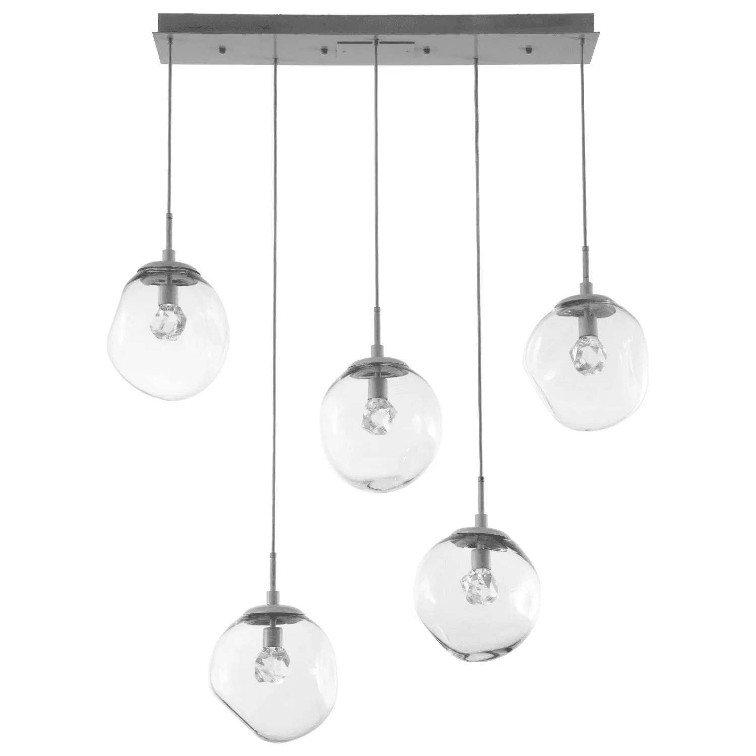 Hammerton Studio - Nebula Aster Linear Multi-Port, 5-Light - PLB0066-05-BS-ZC-C01-L1 - Canada Light Shop