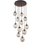 Hammerton Studio - Nebula Aster Round Multi-Port, 11-Light - CHB0066-11-FB-ZB-C01-L1 - Canada Light Shop