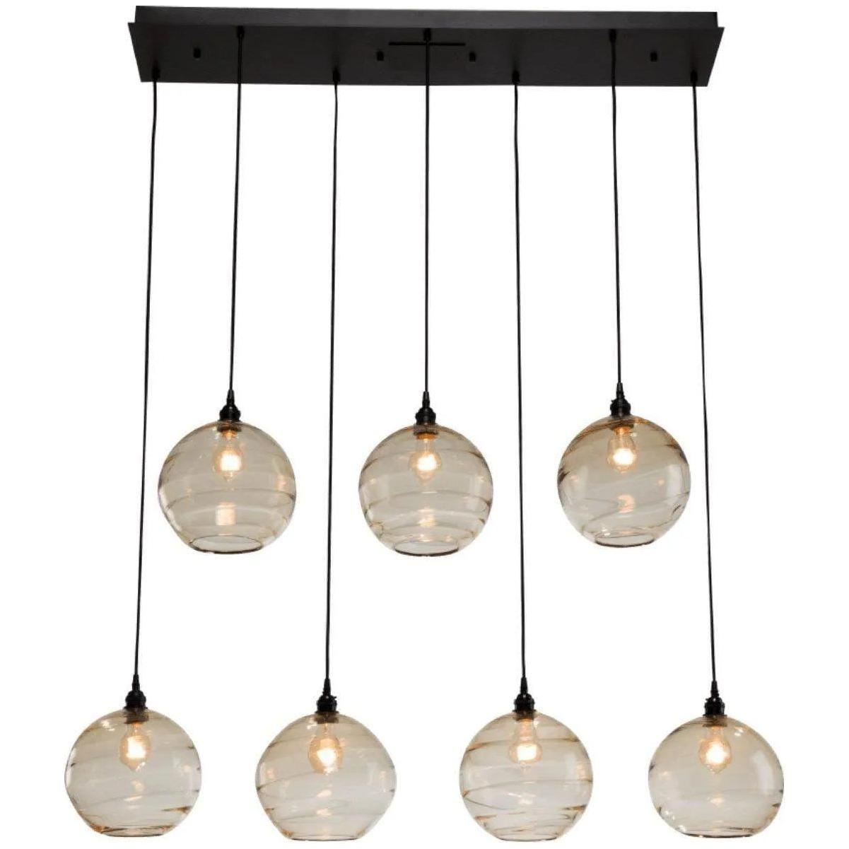 Hammerton Studio - Nebula Aster Round Multi-Port, 3-Light - CHB0062-03-BS-A-C01-E2 - Canada Light Shop