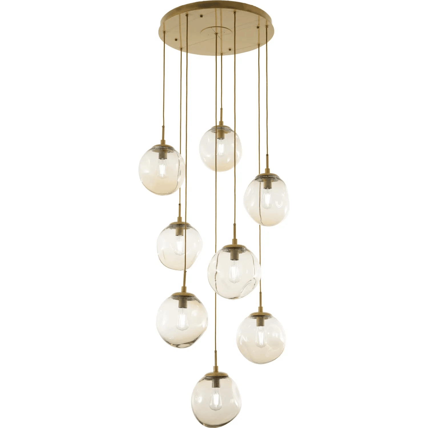 Hammerton Studio - Nebula Aster Round Multi-Port, 8-Light - CHB0062-08-GB-A-C01-E2 - Canada Light Shop