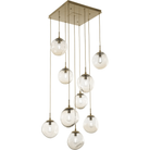 Hammerton Studio - Nebula Aster Square Multi-Port, 9-Light - CHB0062-09-GB-A-C01-E2 - Canada Light Shop