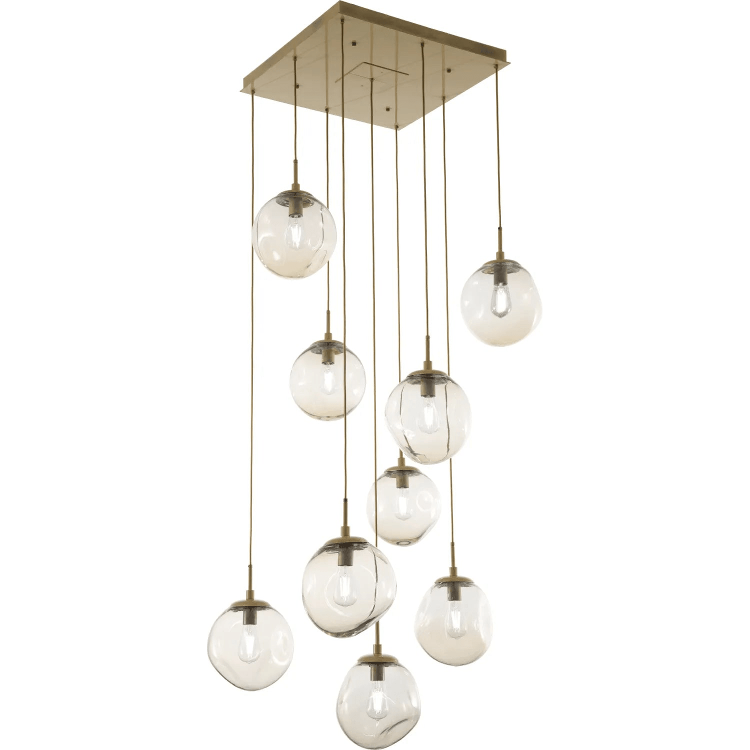 Hammerton Studio - Nebula Aster Square Multi-Port, 9-Light - CHB0062-09-GB-A-C01-E2 - Canada Light Shop