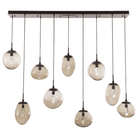 Hammerton Studio - Nebula Cosmos Linear Multi-Port, 9-Light - PLB0069-09-FB-GB-C01-L1 - Canada Light Shop