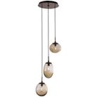 Hammerton Studio - Nebula Cosmos Round Multi-Port, 3-Light - CHB0065-03-FB-B-C01-E2 - Canada Light Shop