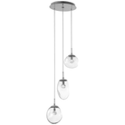 Hammerton Studio - Nebula Cosmos Round Multi-Port, 3-Light - CHB0069-03-BS-FC-C01-L1 - Canada Light Shop