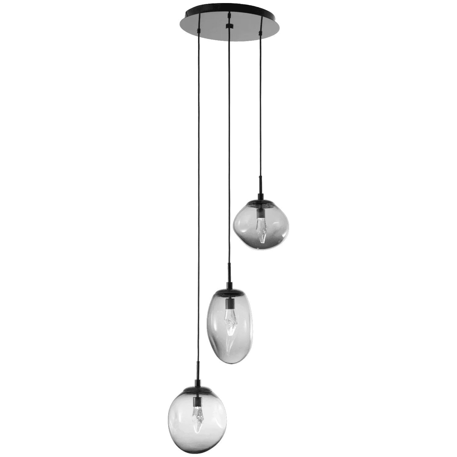 Hammerton Studio - Nebula Cosmos Round Multi-Port, 3-Light - CHB0069-03-MB-GS-C01-L1 - Canada Light Shop