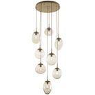 Hammerton Studio - Nebula Cosmos Round Multi-Port, 8-Light - CHB0065-08-GB-A-C01-E2 - Canada Light Shop