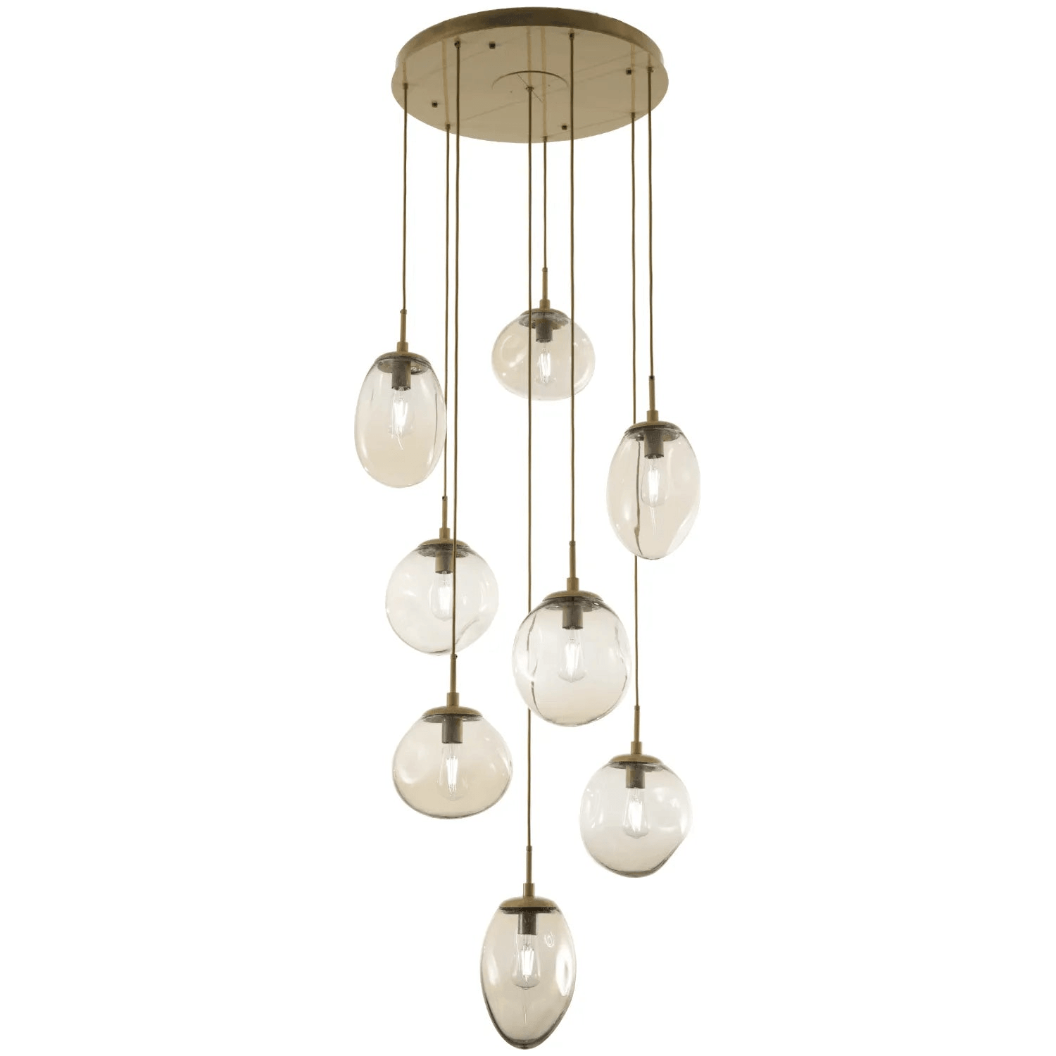 Hammerton Studio - Nebula Cosmos Round Multi-Port, 8-Light - CHB0065-08-GB-A-C01-E2 - Canada Light Shop