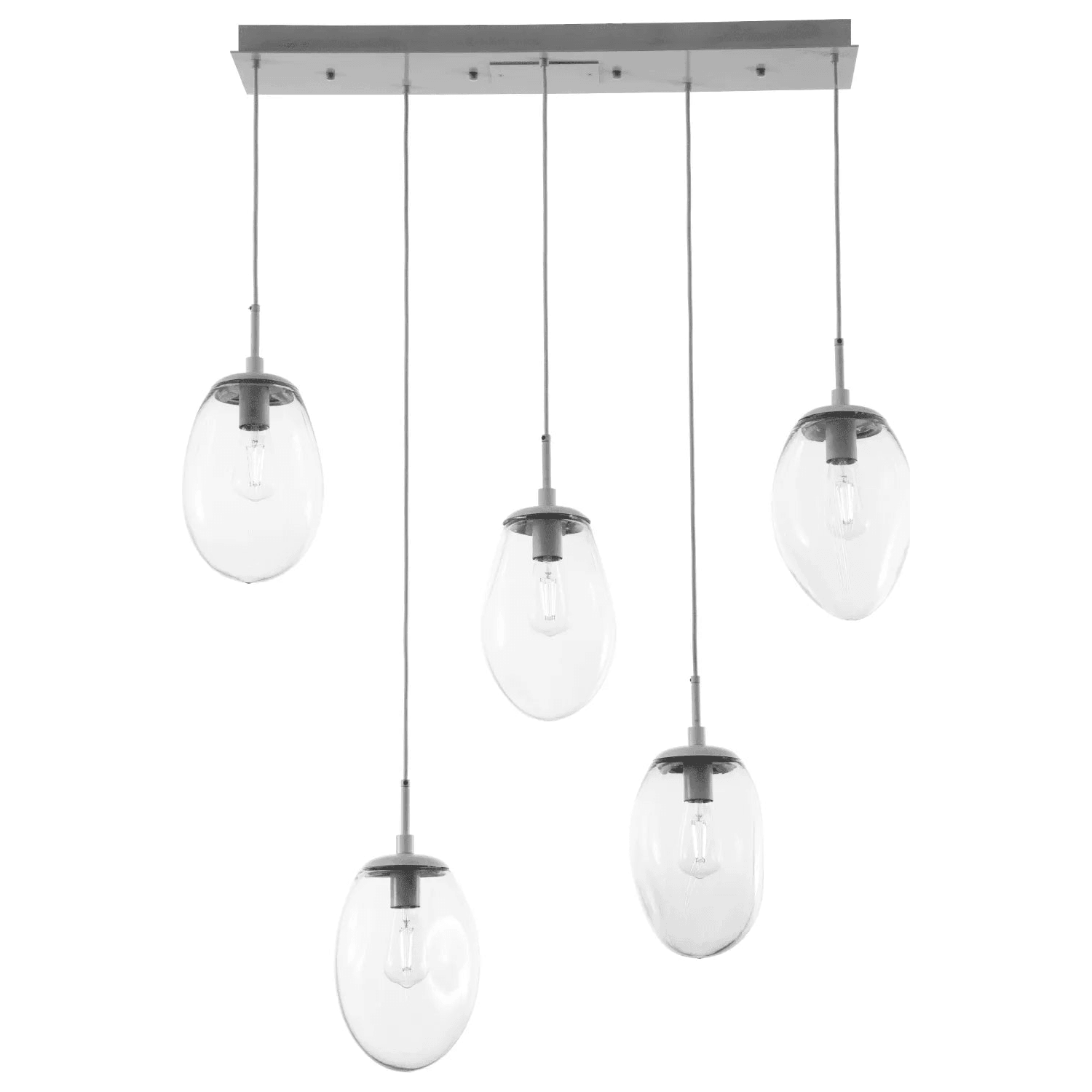 Hammerton Studio - Nebula Meteo Linear Multi-Port, 5-Light - PLB0063-05-BS-C-C01-E2 - Canada Light Shop