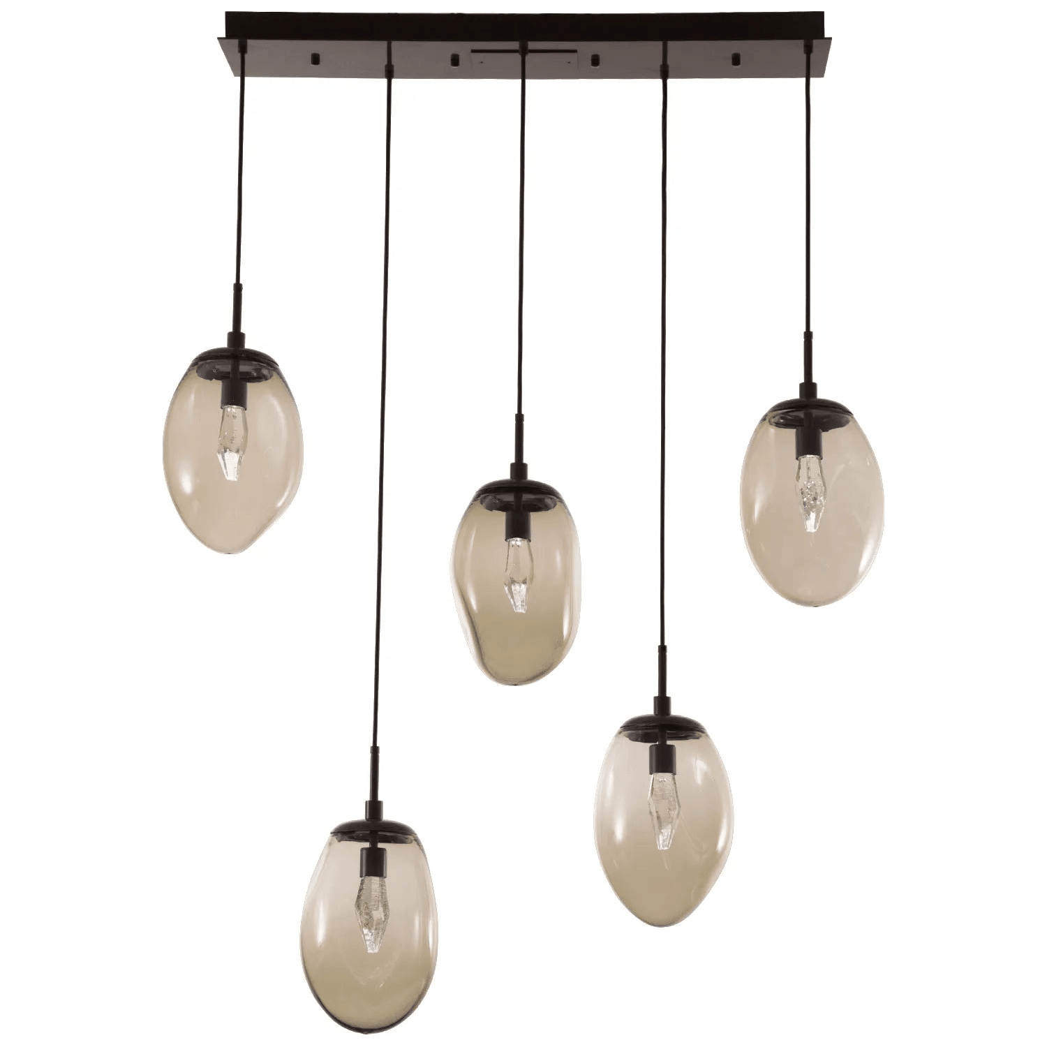 Hammerton Studio - Nebula Meteo Linear Multi-Port, 5-Light - PLB0067-05-FB-GB-C01-L1 - Canada Light Shop