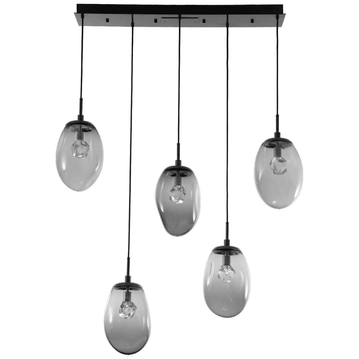 Hammerton Studio - Nebula Meteo Linear Multi-Port, 5-Light - PLB0067-05-MB-ZS-C01-L1 - Canada Light Shop