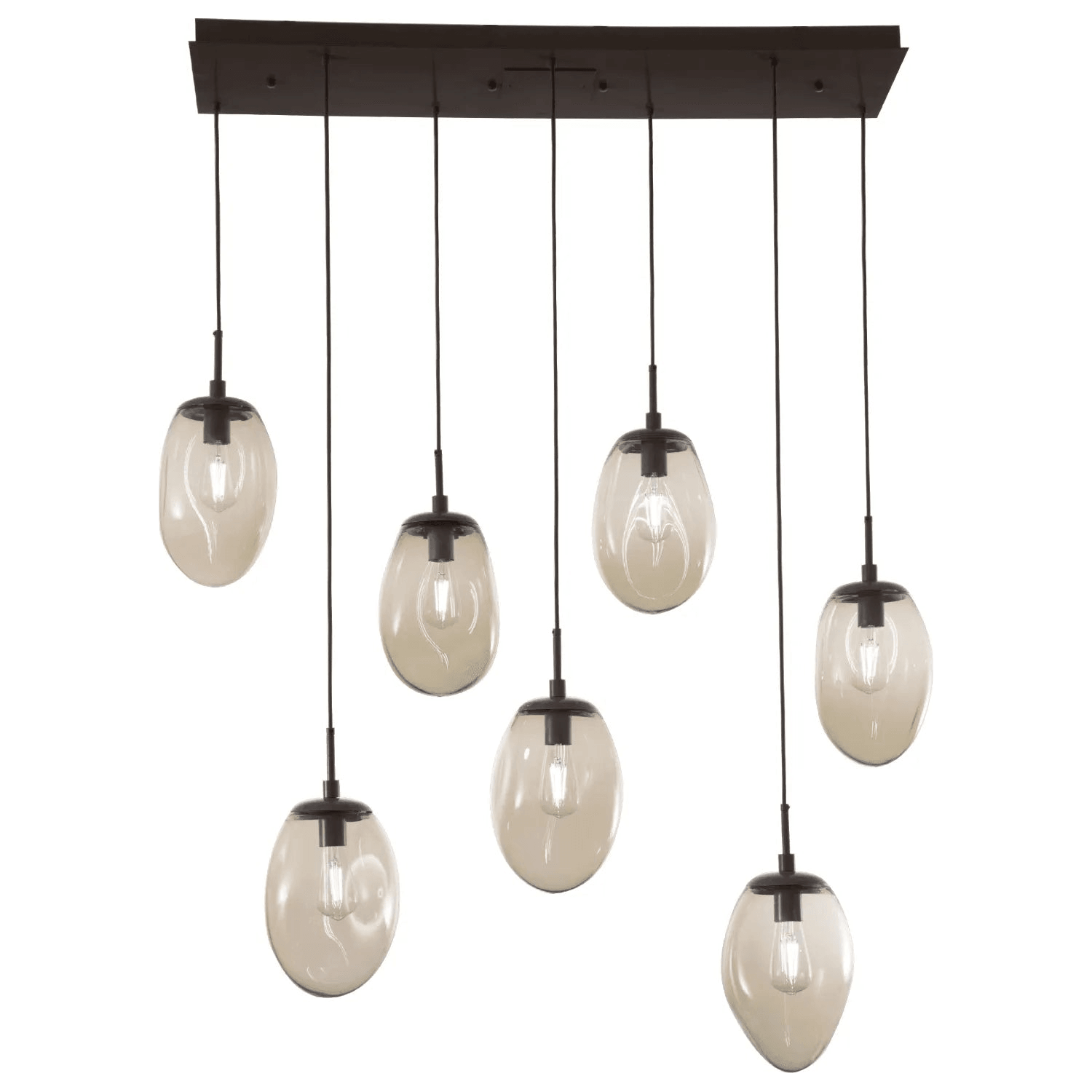Hammerton Studio - Nebula Meteo Linear Multi-Port, 7-Light - PLB0063-07-FB-B-C01-E2 - Canada Light Shop