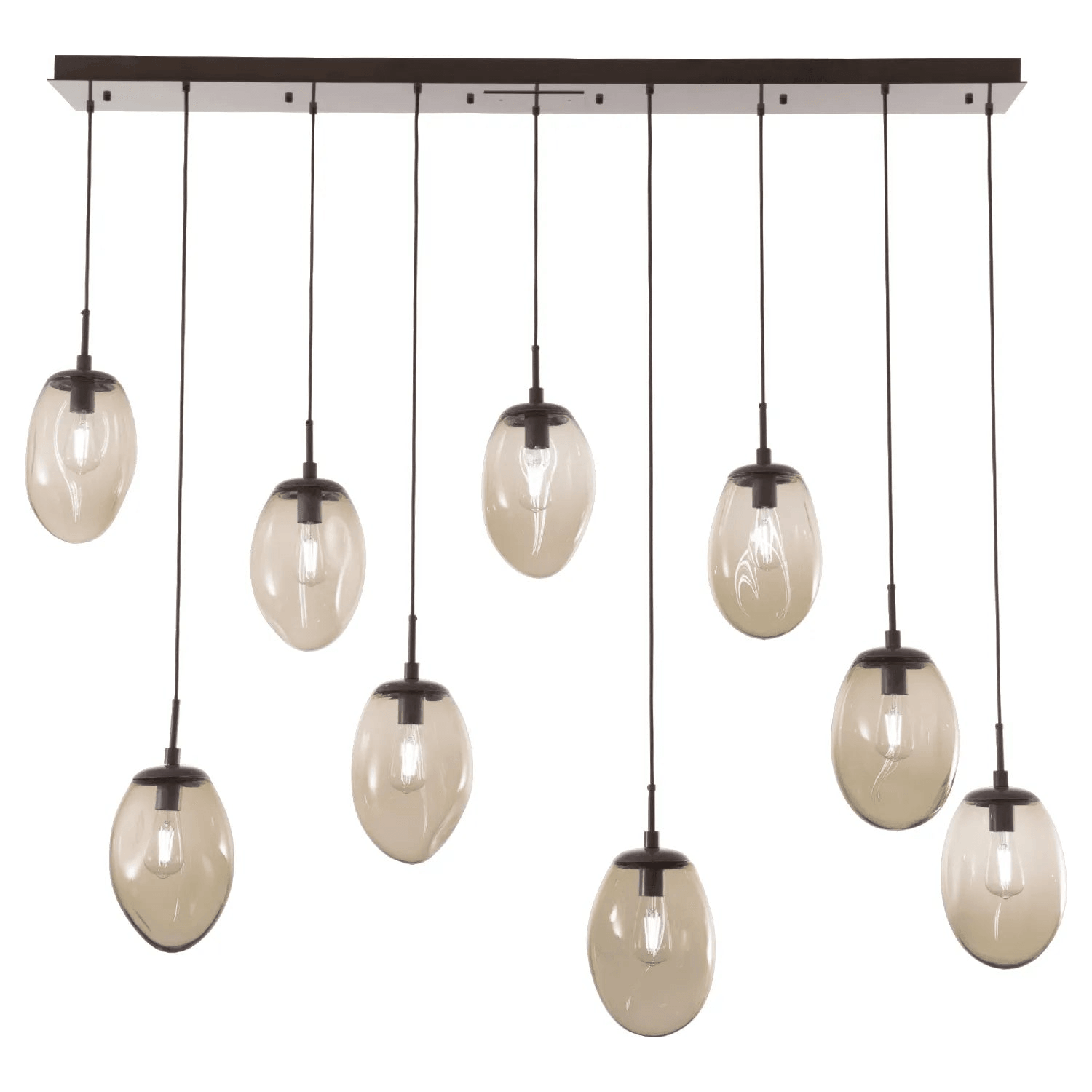 Hammerton Studio - Nebula Meteo Linear Multi-Port, 9-Light - PLB0063-09-FB-B-C01-E2 - Canada Light Shop