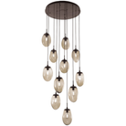 Hammerton Studio - Nebula Meteo Round Multi-Port, 11-Light - CHB0063-11-BS-A-C01-E2 - Canada Light Shop