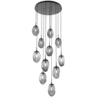 Hammerton Studio - Nebula Meteo Round Multi-Port, 11-Light - CHB0063-11-MB-S-C01-E2 - Canada Light Shop