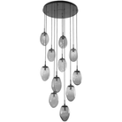 Hammerton Studio - Nebula Meteo Round Multi-Port, 11-Light - CHB0067-11-MB-FS-C01-L1 - Canada Light Shop