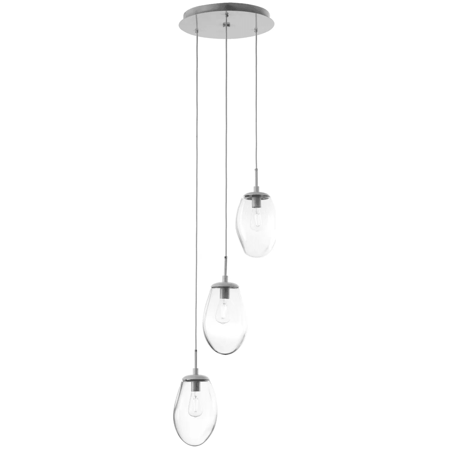 Hammerton Studio - Nebula Meteo Round Multi-Port, 3-Light - CHB0063-03-BS-C-C01-E2 - Canada Light Shop