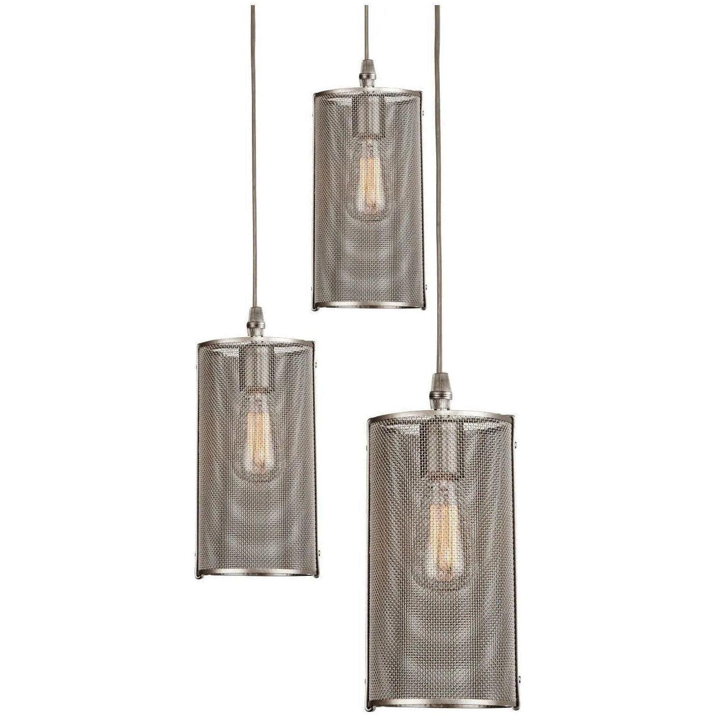 Hammerton Studio - Nebula Meteo Round Multi-Port, 3-Light - CHB0063-03-FB-B-C01-E2 - Canada Light Shop