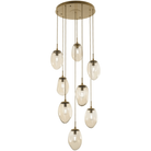 Hammerton Studio - Nebula Meteo Round Multi-Port, 8-Light - CHB0063-08-GB-A-C01-E2 - Canada Light Shop