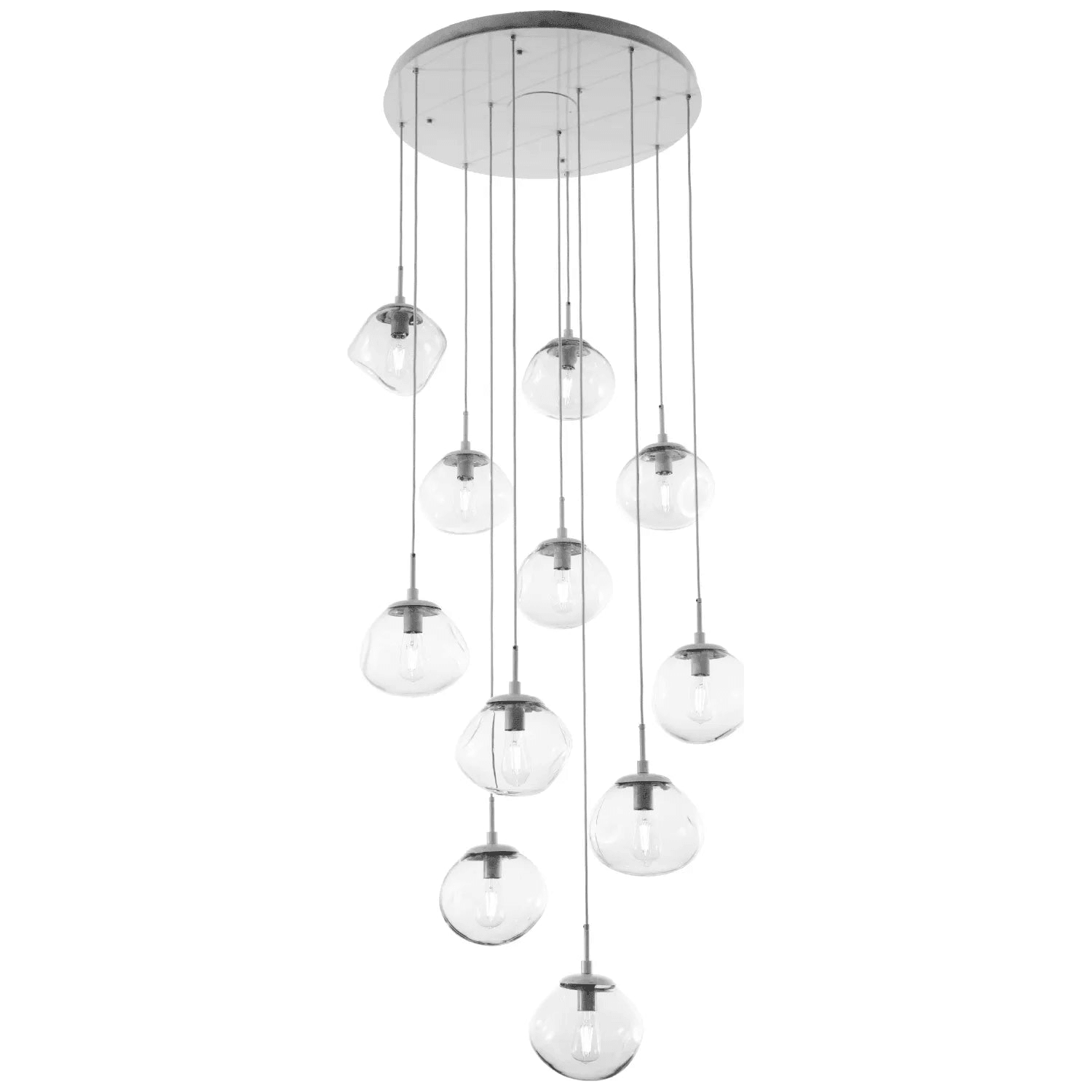 Hammerton Studio - Nebula Nova Round Multi-Port, 11-Light - CHB0064-11-BS-A-C01-E2 - Canada Light Shop