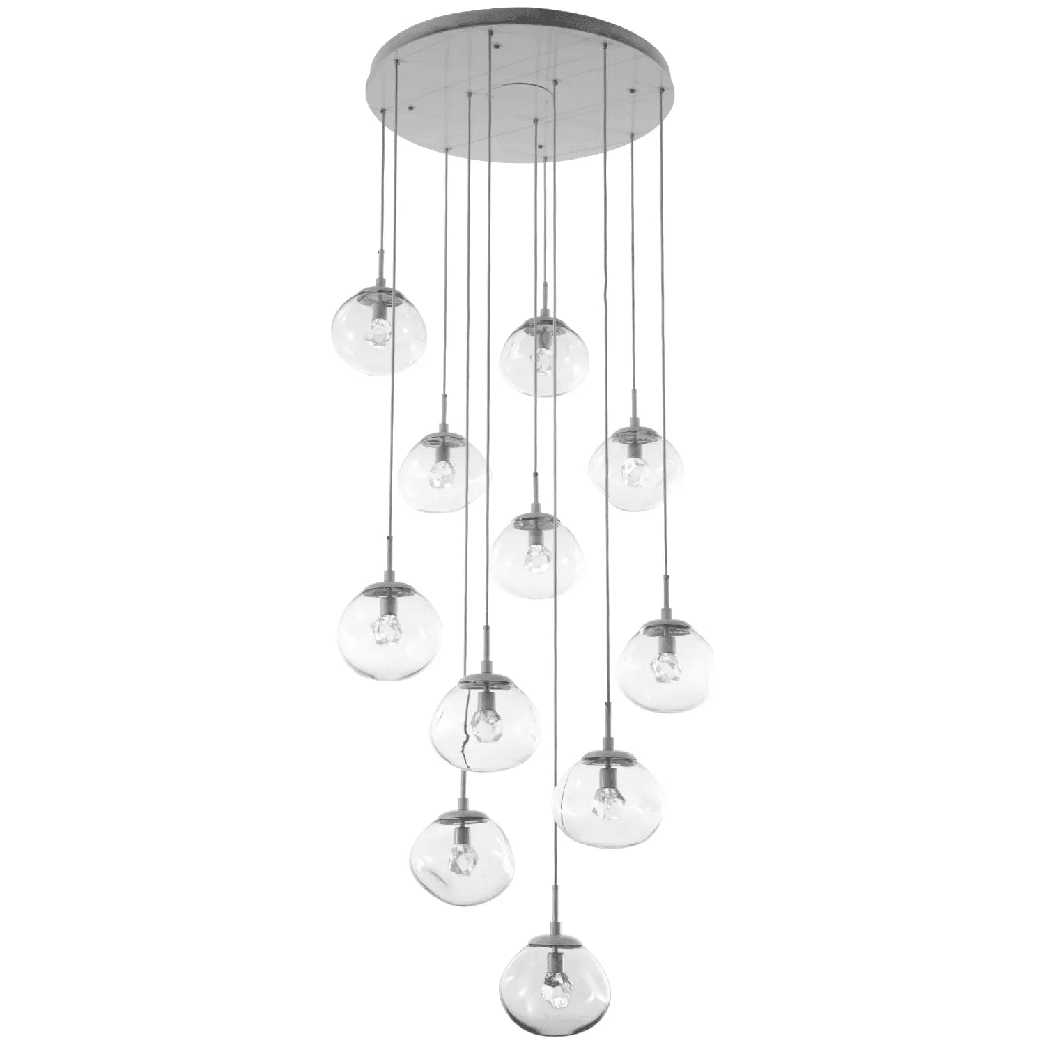 Hammerton Studio - Nebula Nova Round Multi-Port, 11-Light - CHB0068-11-BS-ZC-C01-L1 - Canada Light Shop