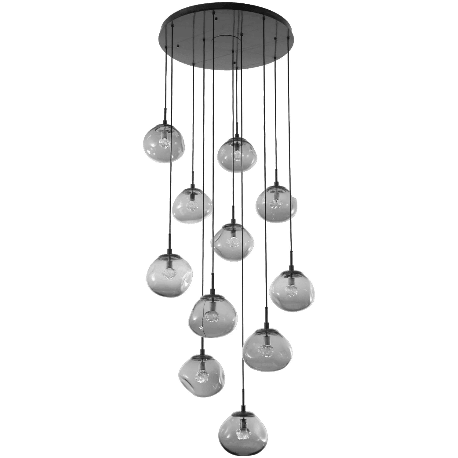 Hammerton Studio - Nebula Nova Round Multi-Port, 11-Light - CHB0068-11-MB-FS-C01-L1 - Canada Light Shop