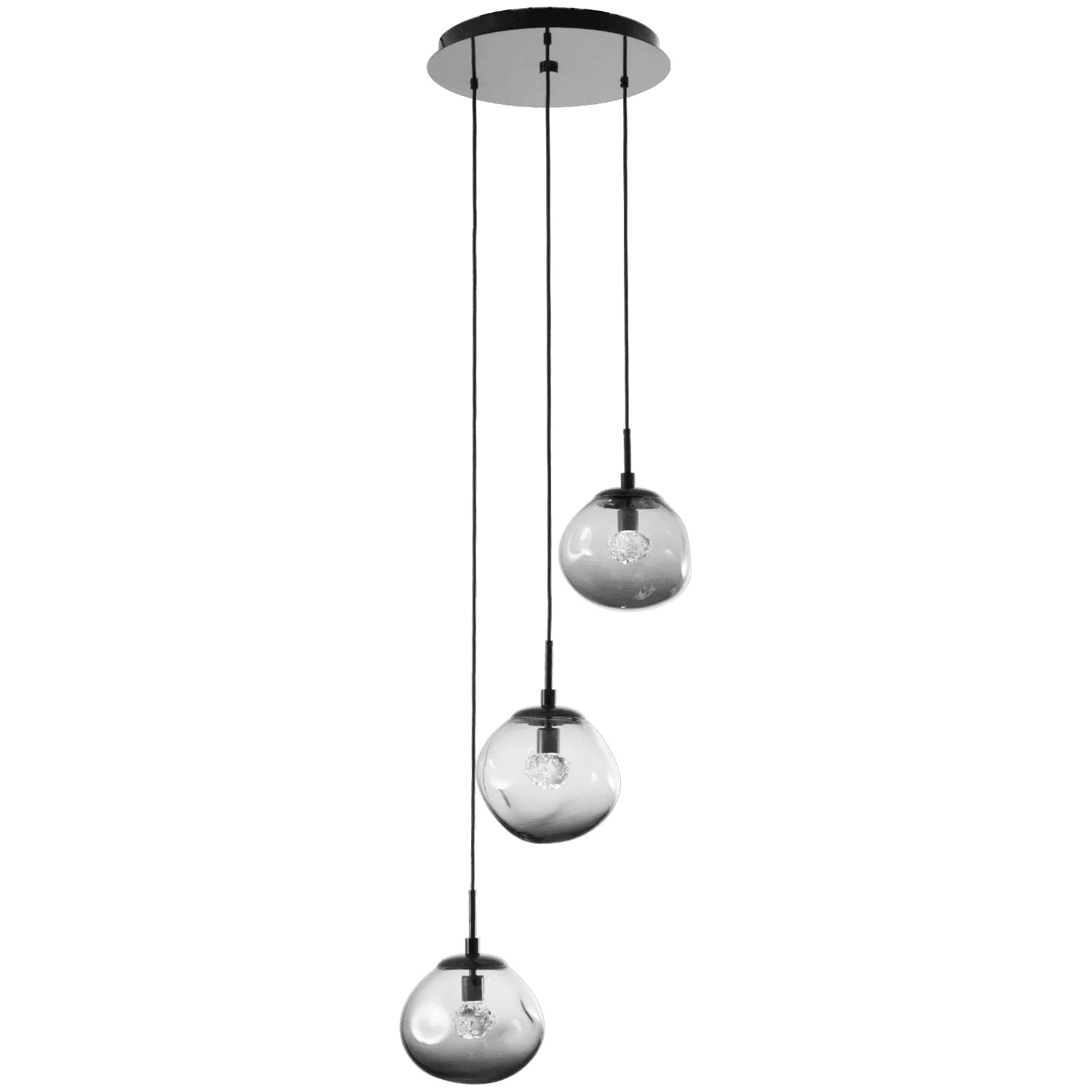 Hammerton Studio - Nebula Nova Round Multi-Port, 3-Light - CHB0068-03-MB-FS-C01-L1 - Canada Light Shop
