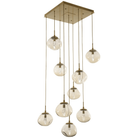 Hammerton Studio - Nebula Nova Square Multi-Port, 9-Light - CHB0068-09-GB-GA-C01-L1 - Canada Light Shop