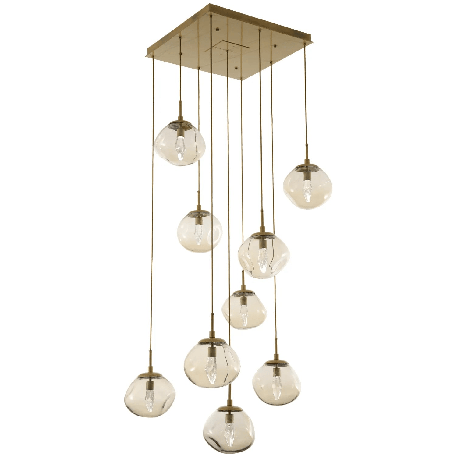 Hammerton Studio - Nebula Nova Square Multi-Port, 9-Light - CHB0068-09-GB-GA-C01-L1 - Canada Light Shop