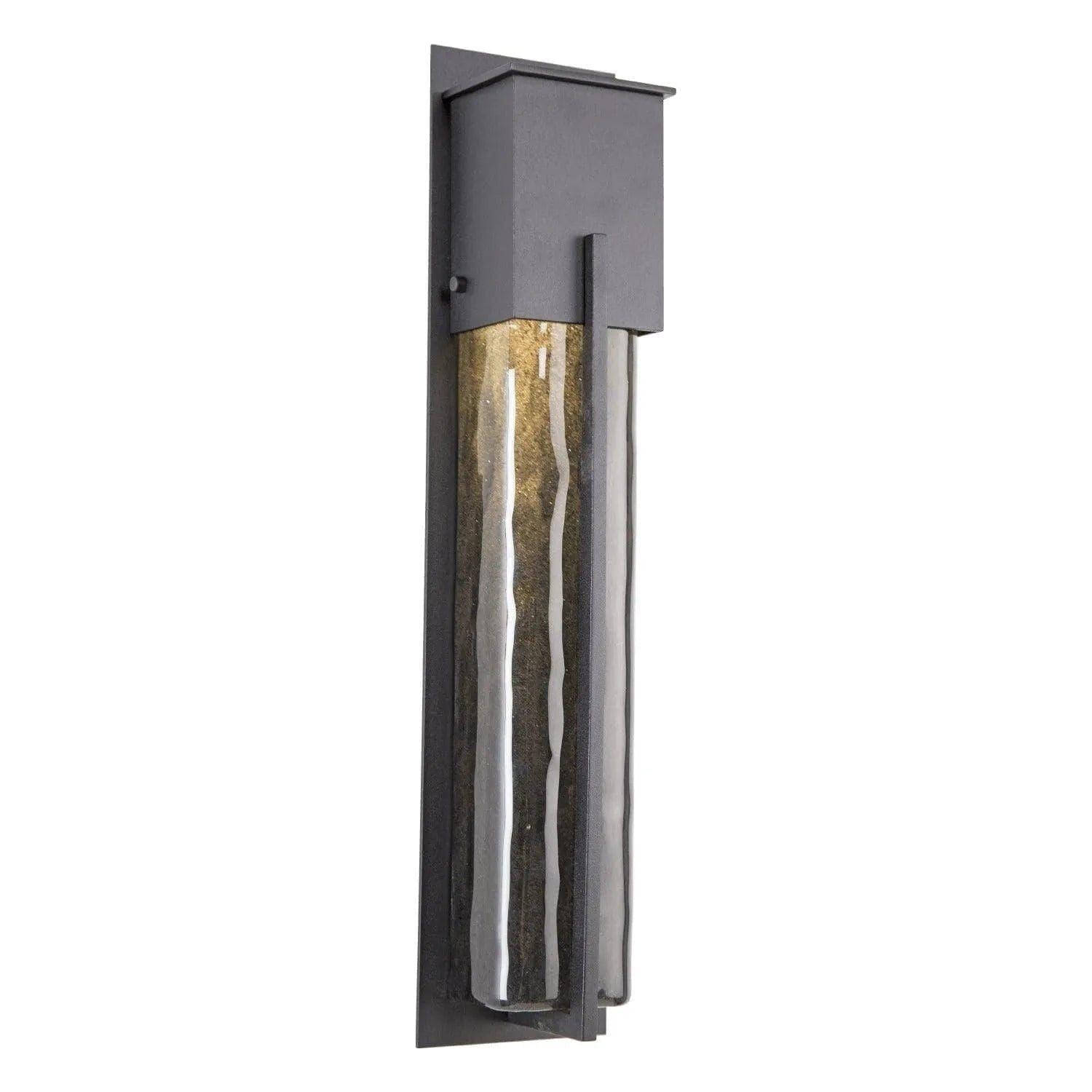 Hammerton Studio - Outdoor Tall Square Cover Sconce with Metalwork - ODB0055-23-TB-SG-L2 - Canada Light Shop