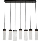 Hammerton Studio - Parallel Glass Linear Multi-Port, 7-Light - PLB0042-07-MB-CG-C01-L1 - Canada Light Shop