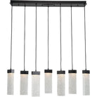 Hammerton Studio - Parallel Glass Linear Multi-Port, 7-Light - PLB0042-07-MB-CR-C01-L1 - Canada Light Shop