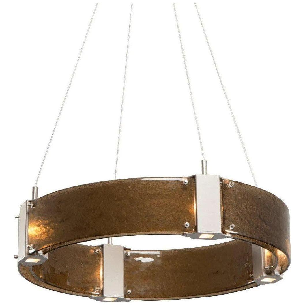 Hammerton Studio - Parallel Ring Chandelier, 24-Inch - CHB0042-24-BS-BG-CA1-L1 - Canada Light Shop