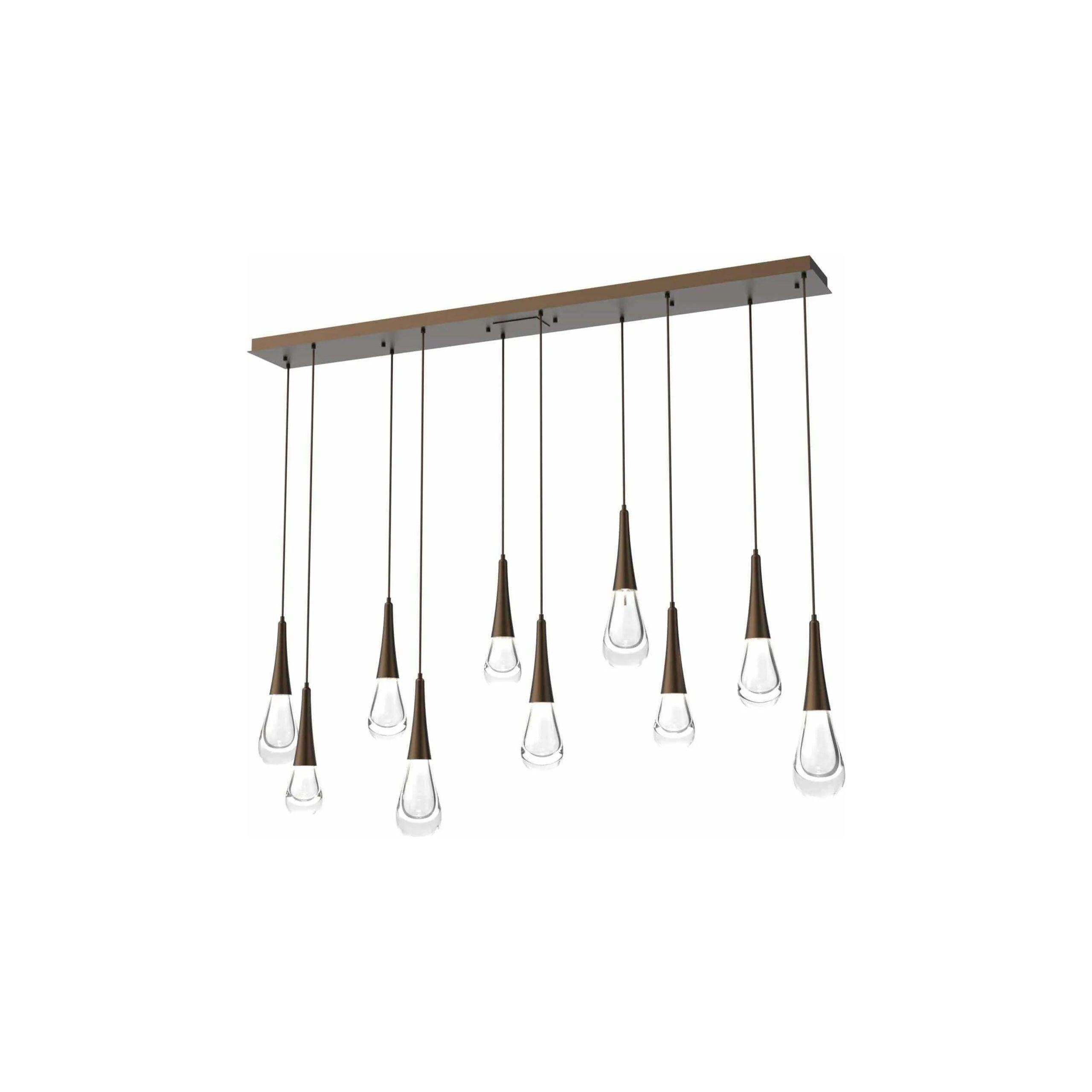 Hammerton Studio - Raindrop Linear Multi-Port - PLB0078-10-BB-C-C01-L1 - Canada Light Shop