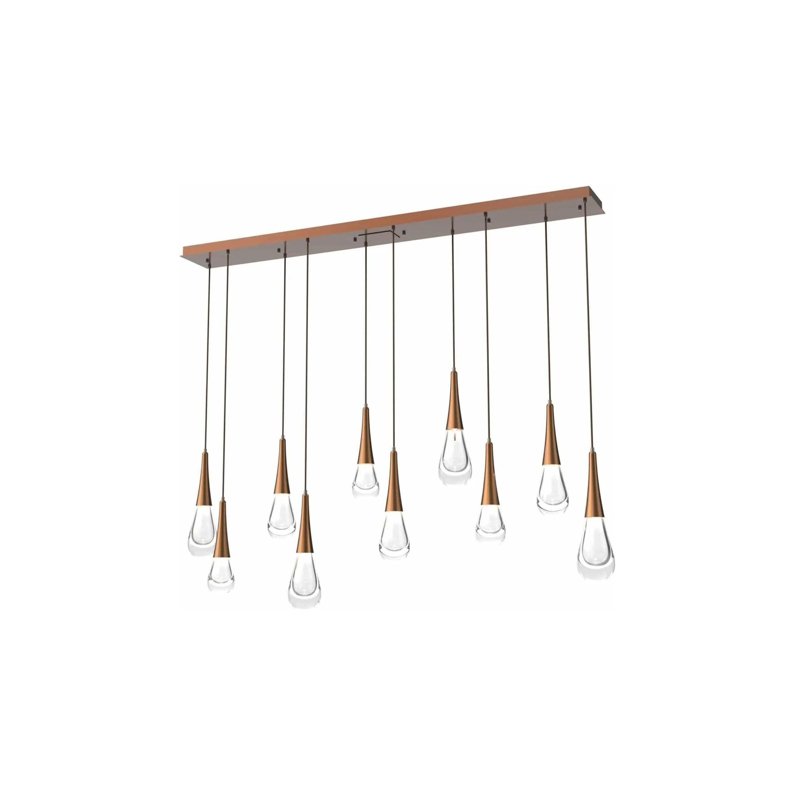 Hammerton Studio - Raindrop Linear Multi-Port - PLB0078-10-BB-C-C01-L1 - Canada Light Shop