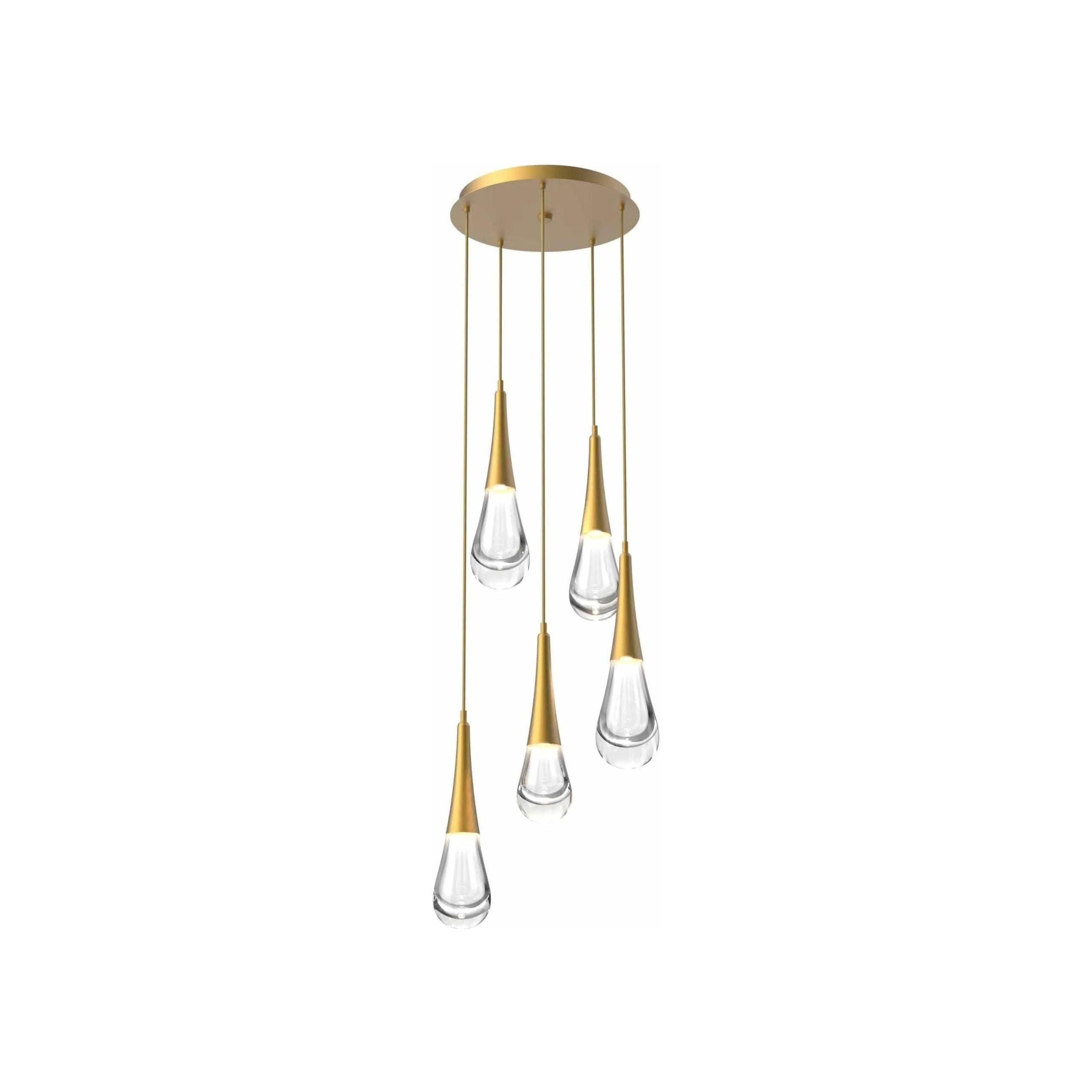 Hammerton Studio - Raindrop Round Multi-Port - CHB0078-03-BB-C-C01-L1 - Canada Light Shop