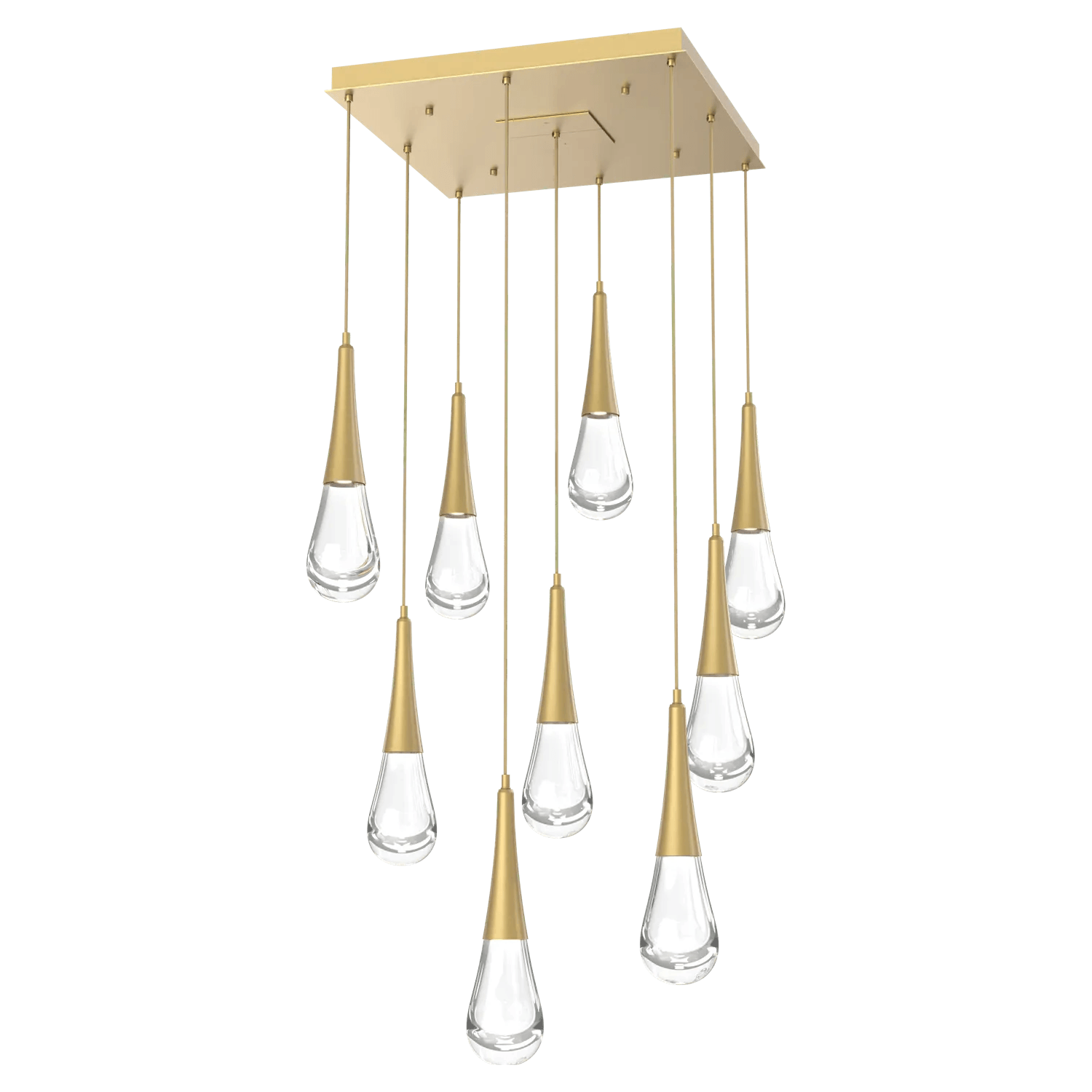 Hammerton Studio - Raindrop Square Multi-Port - CHB0078-09-GB-C-C01-L3 - Canada Light Shop