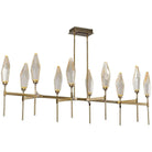Hammerton Studio - Rock Crystal Linear Belvedere Suspension, 10-Light - PLB0050-67-HB-CA-001-L1 - Canada Light Shop