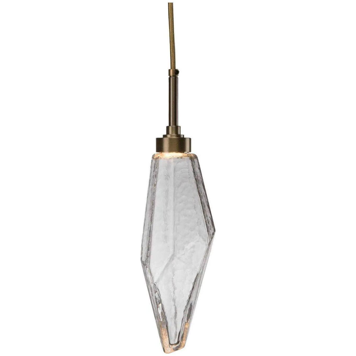 Hammerton Studio - Rock Crystal Pendant, 17-Inch - LAB0050-17-HB-CC-C01-L1 - Canada Light Shop