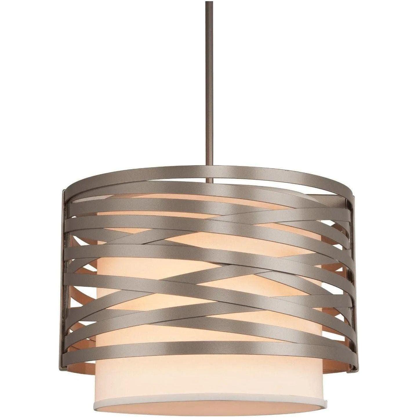 Hammerton Studio - Tempest Drum with Linen Shade, 18-Inch - CHB0013-18-BS-SH-001-E2 - Canada Light Shop