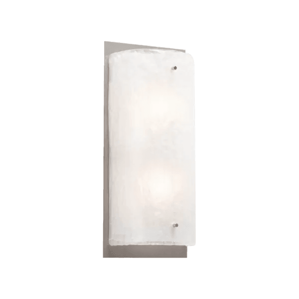 Hammerton Studio - Textured Glass Cover Sconce - CSB0044-13-BS-FG-E2 - Canada Light Shop
