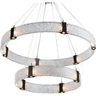 Hammerton Studio - Two Tier Parallel Ring Chandelier, 48-Inch - CHB0042-2B-MB-CR-CA1-L1 - Canada Light Shop