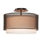 Hammerton Studio - Uptown Mesh Semi Flush - CLB0019-14-FB-SH-E2 - Canada Light Shop