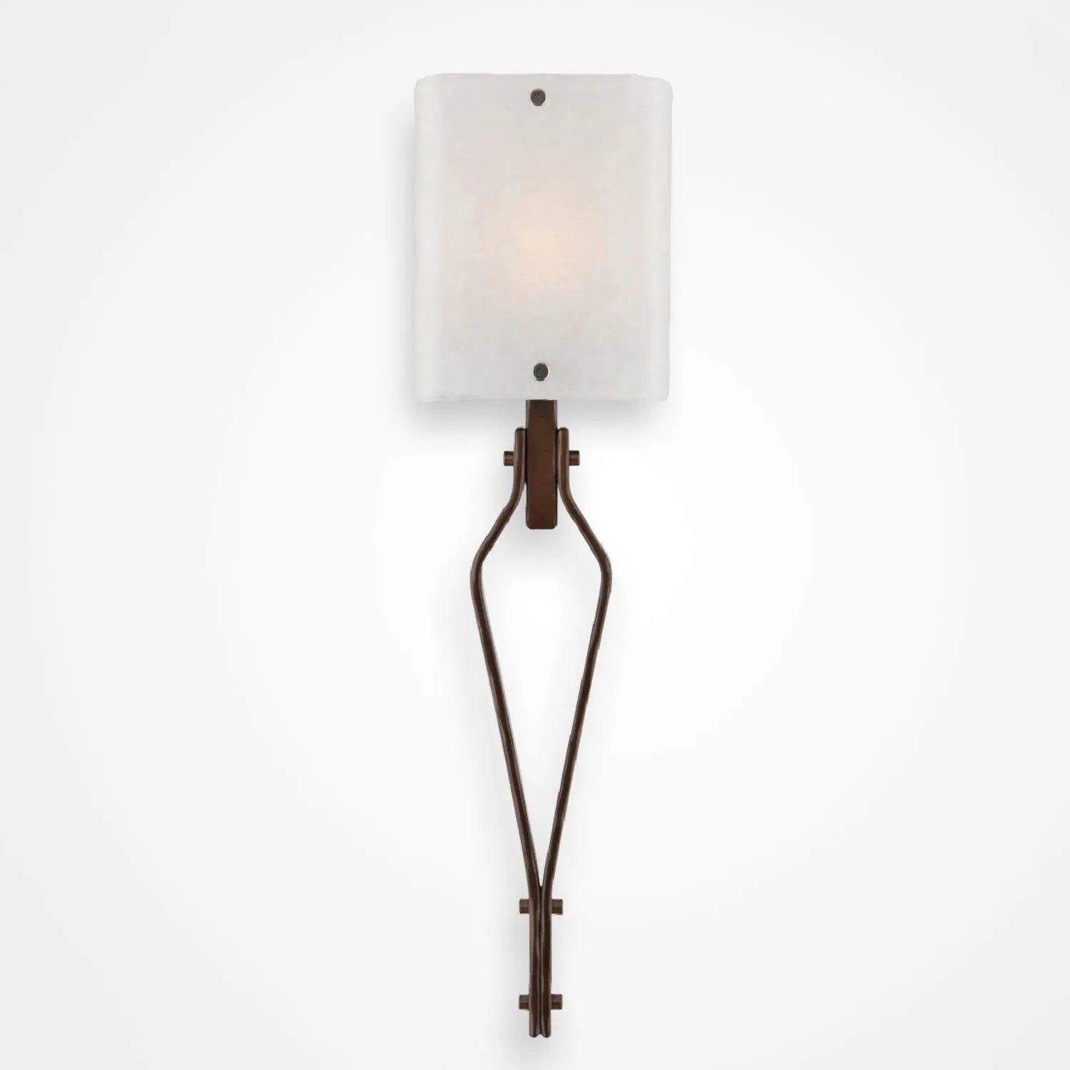 Hammerton Studio - Urban Loft Angle Cover Sconce - CSB0026-0A-RB-FG-E2 - Canada Light Shop