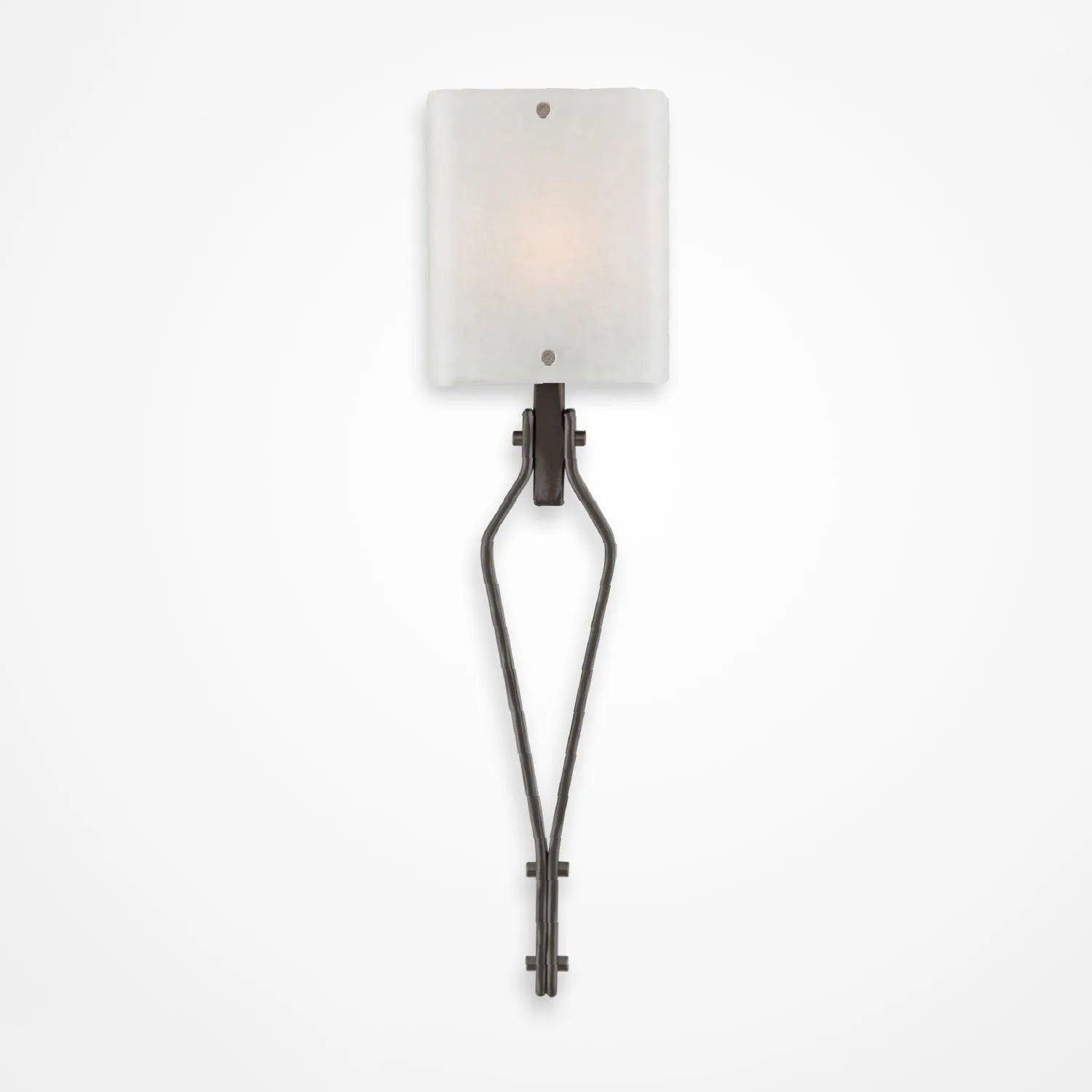 Hammerton Studio - Urban Loft Angle Cover Sconce - CSB0026-0A-SN-FG-E2 - Canada Light Shop