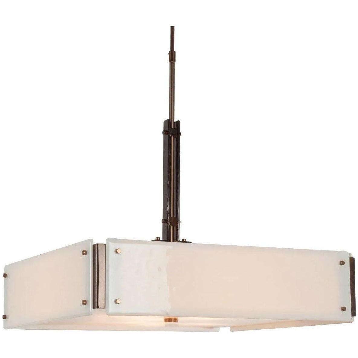 Hammerton Studio - Urban Loft Square Chandelier, 24-Inch - CHB0026-0A-RB-IW-001-E2 - Canada Light Shop