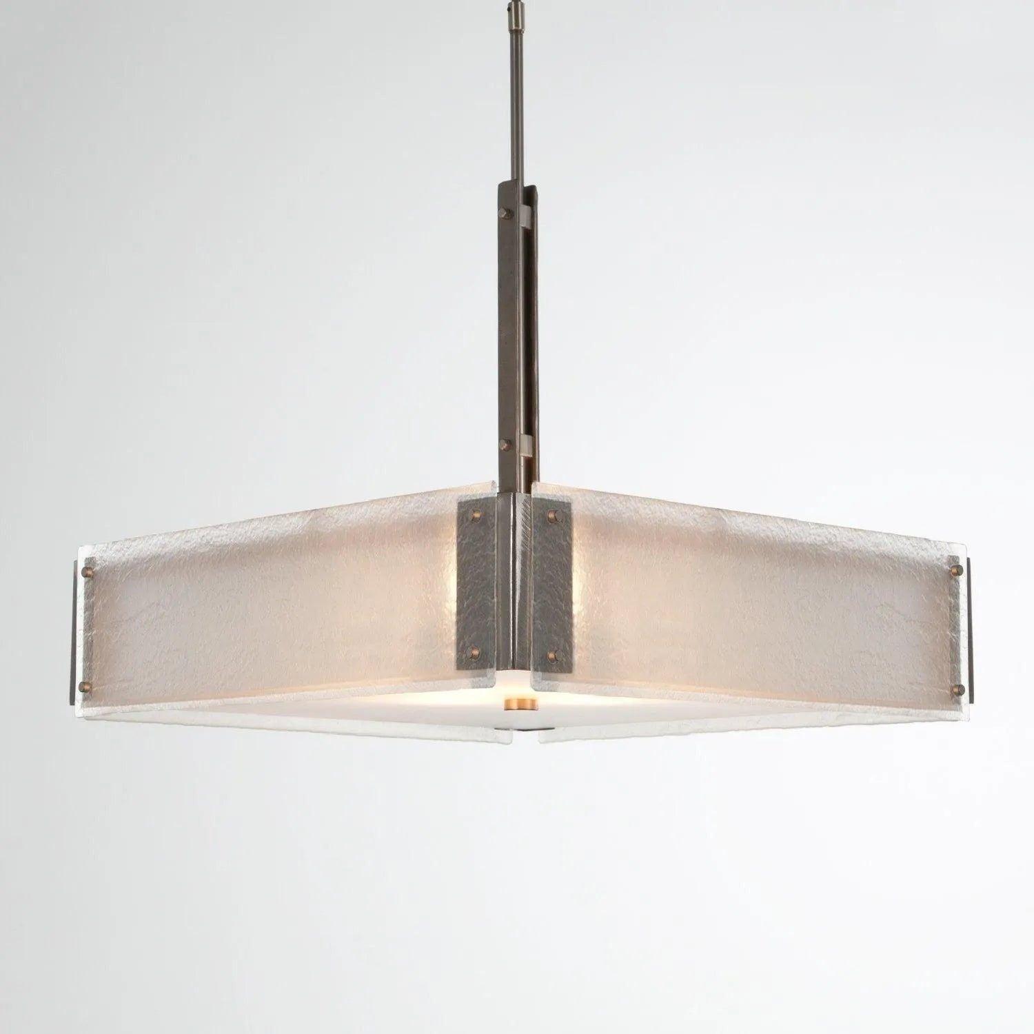 Hammerton Studio - Urban Loft Square Chandelier, 24-Inch - CHB0026-0A-SN-FG-001-E2 - Canada Light Shop