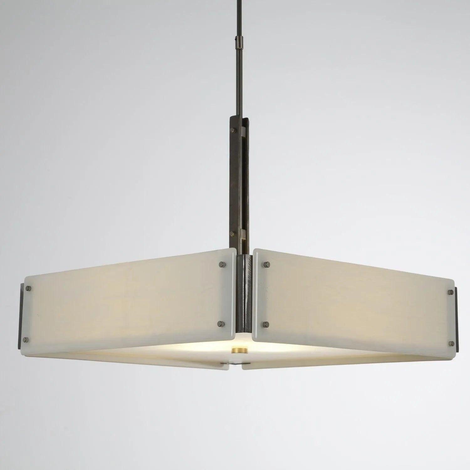 Hammerton Studio - Urban Loft Square Chandelier, 24-Inch - CHB0026-0A-SN-IW-001-E2 - Canada Light Shop