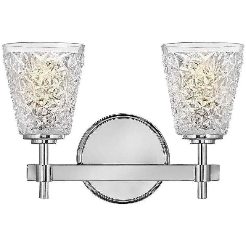 Hinkley Lighting - Amabelle 14-Inch Two Light Bath - 5152CM - Canada Light Shop