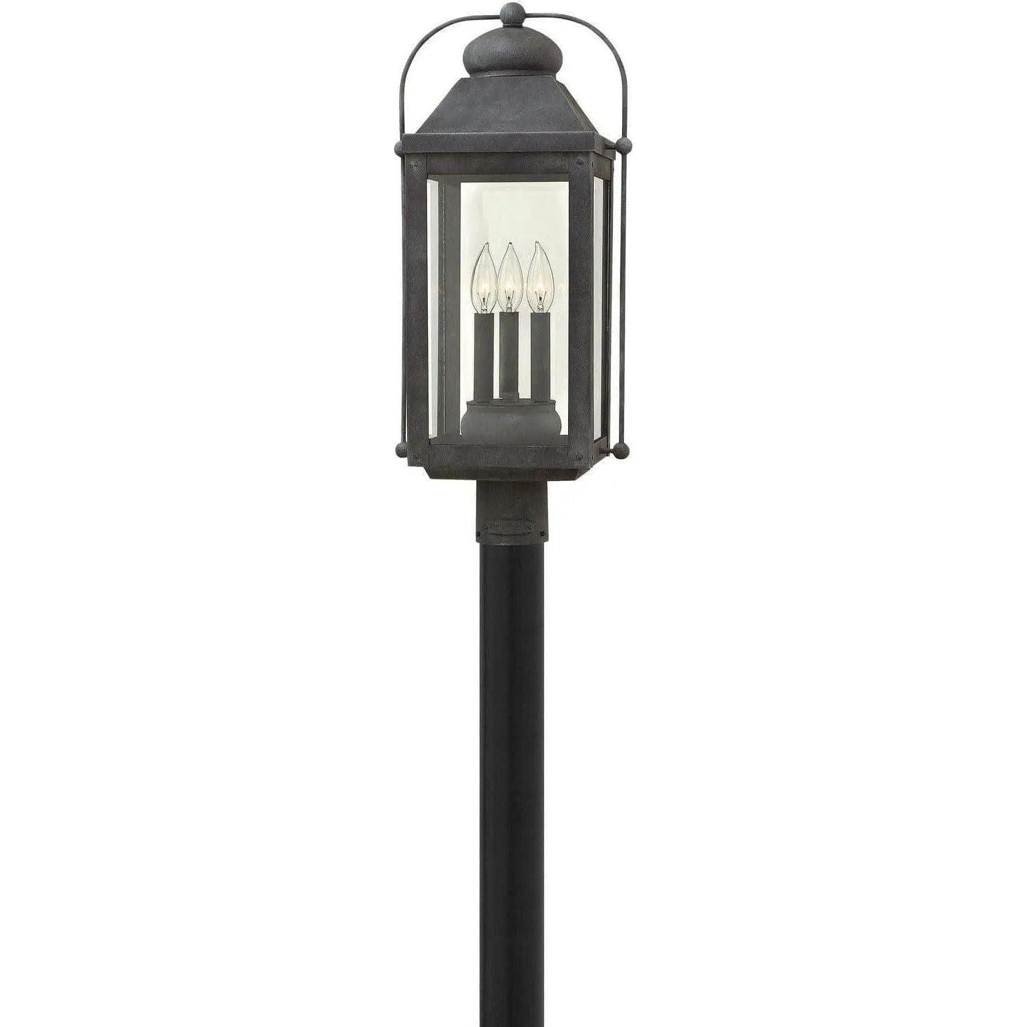 Hinkley Lighting - Anchorage 25-Inch Outdoor Post Mount - 1851DZ - Canada Light Shop